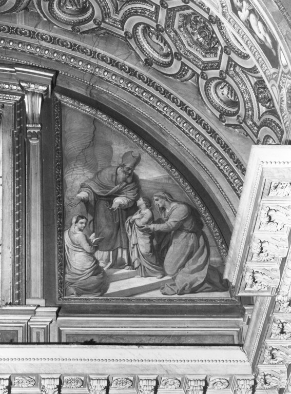 nozze di San Gioacchino e Sant'Anna (dipinto) di Coghetti Francesco (sec. X